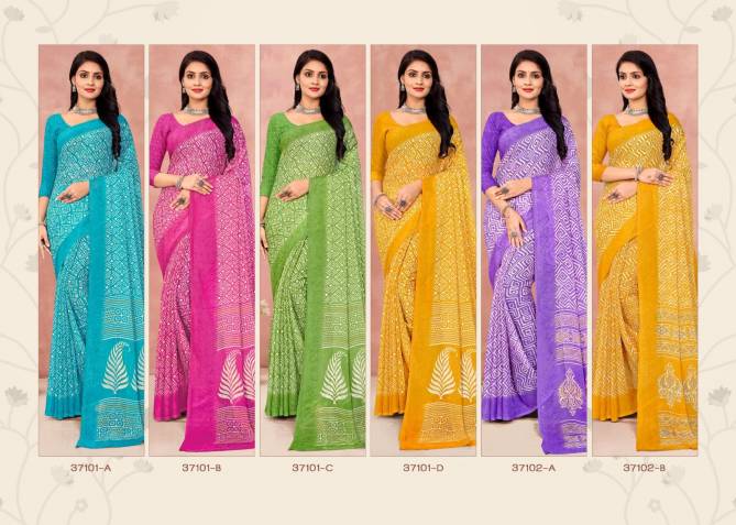 Star Chiffon Vol 175 By Ruchi Daily Wear Printed Chiffon Saree Suppliers In Mumbai
